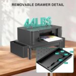 WALI Computer Monitor Stand with Storage, Desk Organizer with Drawer and Pen Hol... - Image 5