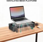 WALI Computer Monitor Stand with Storage, Desk Organizer with Drawer and Pen Hol... - Image 6