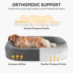 JOEJOY Orthopedic Dog Beds Large Sized Dog, XL Egg-Crate Memory Foam Pet Couch B... - Image 3