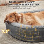 JOEJOY Orthopedic Dog Beds Large Sized Dog, XL Egg-Crate Memory Foam Pet Couch B... - Image 5