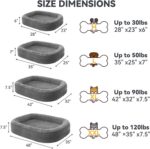 JOEJOY Orthopedic Dog Beds Large Sized Dog, XL Egg-Crate Memory Foam Pet Couch B... - Image 7