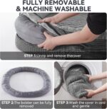 JOEJOY Orthopedic Dog Beds Large Sized Dog, XL Egg-Crate Memory Foam Pet Couch B... - Image 9