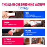ChomChom Roller Dog Vacuum for Shedding Grooming – Dog Grooming Kit with Dog Bru... - Image 3