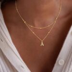 XIXINI Layered Initial Necklaces for Women, Dainty Gold Letter Necklace Stack 14... - Image 4