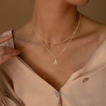 XIXINI Layered Initial Necklaces for Women, Dainty Gold Letter Necklace Stack 14... - Image 6