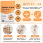 Stress Down Patches - Stress & Anxiety Relief, Cortisol Level Support for Women ... - Image 8