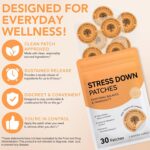Stress Down Patches - Stress & Anxiety Relief, Cortisol Level Support for Women ... - Image 10