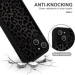 Cute Cheetah Print Phone Case for iPhone 14 Case 6.1", Aesthetic Luxury Black Le... - Image 6