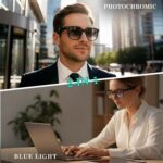 EarlySincere AI Smart Glasses with 4K Camera & ChatGPT, Photochromic Transition ... - Image 4