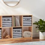 Amazon Basics Collapsible Fabric Storage Bins with Handles, Cube Organizer for H... - Image 6