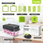 Yusshn Vegetable Chopper,12-in-1 Multifunctional Food Chopper,Professional Onion... - Image 3