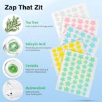QUSTERE Pimple Patches for Face, Hydrocolloid Acne Patches, Cute Star Zit Covers... - Image 4