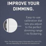 Legrand Radiant CFL/LED Dimmer Light Switch, Single-Pole/3-Way with Locator Ligh... - Image 4