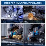 Dong Cheng Cordless Angle Grinder 20V 4-1/2 inch, 9000RPM with Variable Speed, S... - Image 9