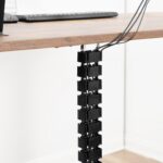 VIVO Under Desk Vertebrae Cable Management Kit, Adjustable Quad Entry Flexible C... - Image 9