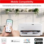 Canon PIXMA TS6520 Wireless Color Inkjet Printer Duplex Printing, White – Home P... - Image 6