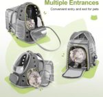 Cawypety Expandable Cat Backpack,Cat Bubble Backpack Carrier for Carrying Cats, ... - Image 6