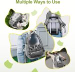 Cawypety Expandable Cat Backpack,Cat Bubble Backpack Carrier for Carrying Cats, ... - Image 10