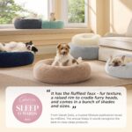 Bedsure Calming Dog Bed Medium Size Dog - Donut Washable Medium Pet Bed, 30 inch... - Image 3