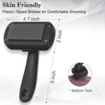 Dipoo Self Cleaning Shedding Brush - Skin Friendly Grooming Tool for Dogs, Cats,... - Image 5