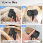 Dipoo Self Cleaning Shedding Brush - Skin Friendly Grooming Tool for Dogs, Cats,... - Image 8