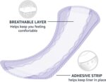 Amazon Basics Daily Pantiliner, Long Length, Feminine Pads for Women, Unscented,... - Image 5