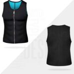 NonEcho Men Sauna Vest Hot Sweat Waist Trainer Corset Neoprene Tank Top Shapewea... - Image 7