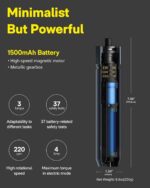 HOTO 25-Piece Upgraded Electric Screwdriver Kit, 1/4'' Hex, Magnetic Lid, 1500mA... - Image 7