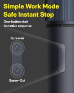 HOTO 25-Piece Upgraded Electric Screwdriver Kit, 1/4'' Hex, Magnetic Lid, 1500mA... - Image 9