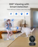 REOLINK E1 Pro(Black) 3K PT Wi-Fi Indoor Camera for Baby & Pet Monitoring, Auto ... - Image 6