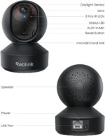 REOLINK E1 Pro(Black) 3K PT Wi-Fi Indoor Camera for Baby & Pet Monitoring, Auto ... - Image 10