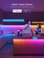 Govee 100ft RGBIC LED Strip Lights, Smart LED Lights Work with Alexa and Google ... - Image 5