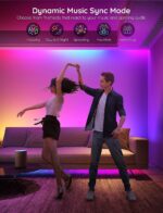 Govee 100ft RGBIC LED Strip Lights, Smart LED Lights Work with Alexa and Google ... - Image 6