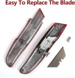 DIYSELF 2Pack Utility Knife Box Cutter Retractable Razor Blade Heavy Duty Box Cu... - Image 7