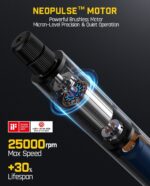 Fanttik F2 Master Mini Cordless Rotary Tool Kit, NeoPulse Motor, 5 Speed, 25000 ... - Image 4
