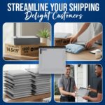 Shippozz 14.5x19 Poly Mailers 1000 Pack, Durable Waterproof Polymailers for Ship... - Image 6