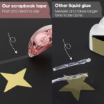 Secopad 12 Pack Scrapbook Tape, Double Sided Tape Roller for Crafts, Adhesive Gl... - Image 4