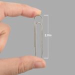 Assorted Size Binder Clips & Jumbo Paper Clips Set - 340pcs Black, Large for Off... - Image 8