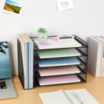OPNICE Desk Organizers and Accessories, 5-Tier Paper Organizer Letter Tray with ... - Image 4