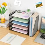 OPNICE Desk Organizers and Accessories, 5-Tier Paper Organizer Letter Tray with ... - Image 9