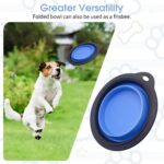 PINVNBY Elevated Portable Dog Bowl, Travel Raised Stand with Collapsible Silicon... - Image 5