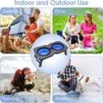 PINVNBY Elevated Portable Dog Bowl, Travel Raised Stand with Collapsible Silicon... - Image 7