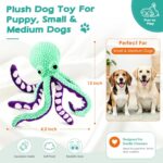 Fuufome Squeaky Plush Dog Toys, Soft Fabric Toys for Puppy, Small and Medium Dog... - Image 3