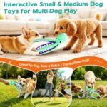 Fuufome Squeaky Plush Dog Toys, Soft Fabric Toys for Puppy, Small and Medium Dog... - Image 6