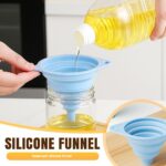 Kitchen Funnel Set, 2025 New Food Grade Silicone Collapsible Small Funnel for Ki... - Image 3