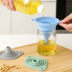 Kitchen Funnel Set, 2025 New Food Grade Silicone Collapsible Small Funnel for Ki... - Image 8
