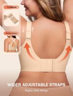 LetsJoli Bras for Women Supportive Wireless Push Up Bra Full Coverage No Underwi... - Image 5