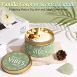 Spa Gifts for Women Bath Gift Set, Vanilla Coconut Spa Gift Baskets Home Bath Se... - Image 5