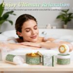 Spa Gifts for Women Bath Gift Set, Vanilla Coconut Spa Gift Baskets Home Bath Se... - Image 8