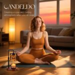 Candeldo Tortoise Shell Home Decor: Black Candle Warmer Lamp with Timer Vintage ... - Image 8